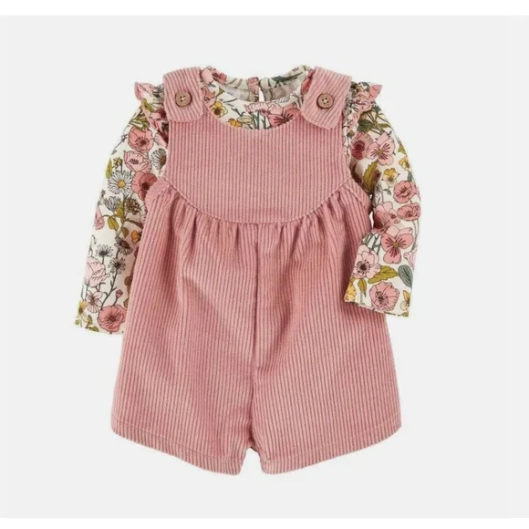 Mud Pie Corduroy Shortalls 12-18 months - Picture 6 of 6